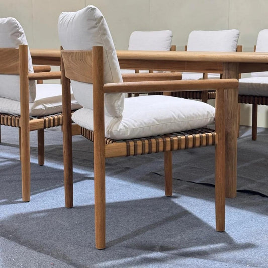 Set Of 2 Modern Wooden Armchairs