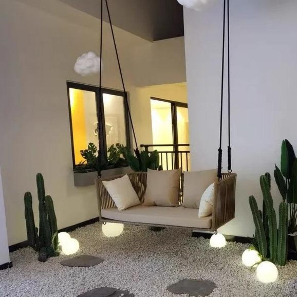 Modern Rope-Woven Hanging Sofa Swing