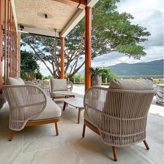 Modern Rope Outdoor Lounge Set