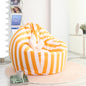 Striped Outdoor Bean Bag Chair