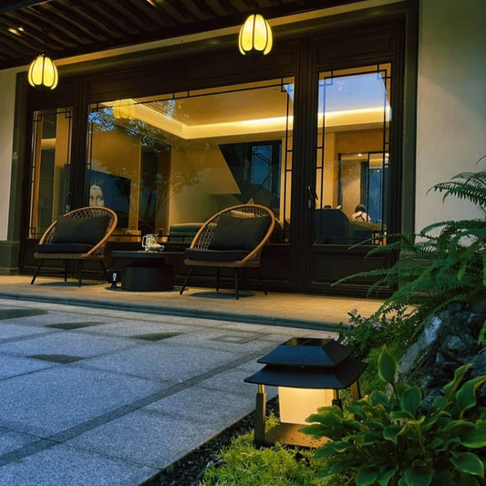 Asian-Inspired Patio Lantern