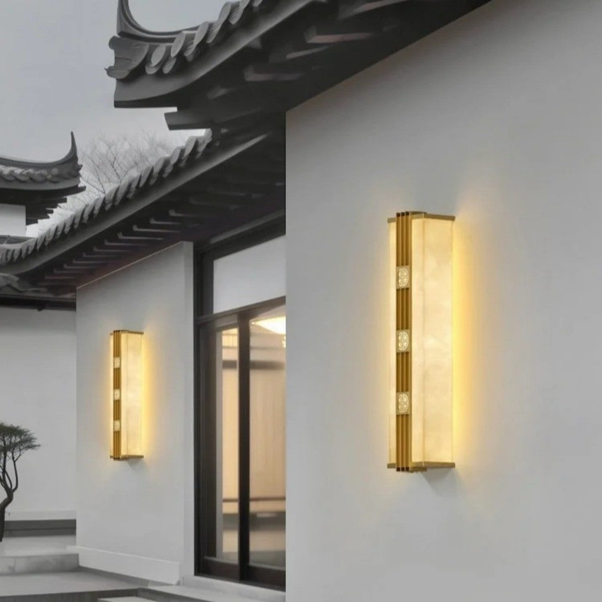Vertical Wall-Mounted Lantern