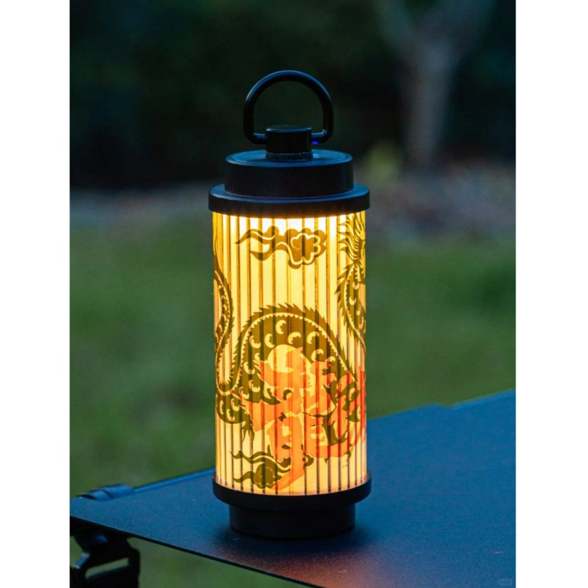 Solar-Powered Asian Lantern Light