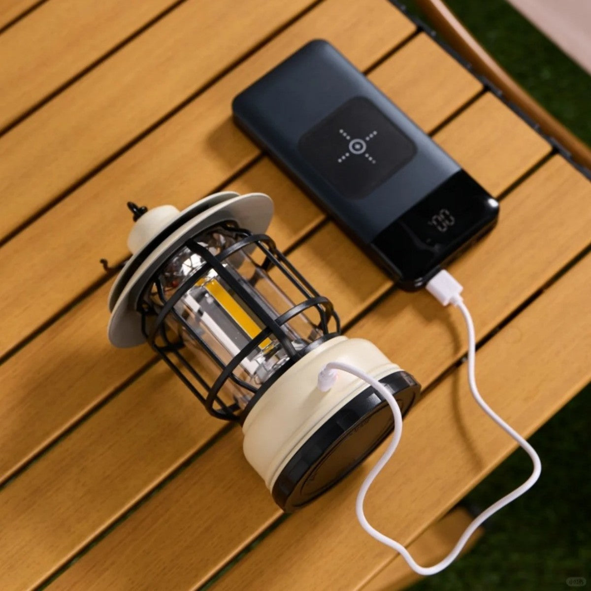 Rechargeable Vintage LED Lantern with USB