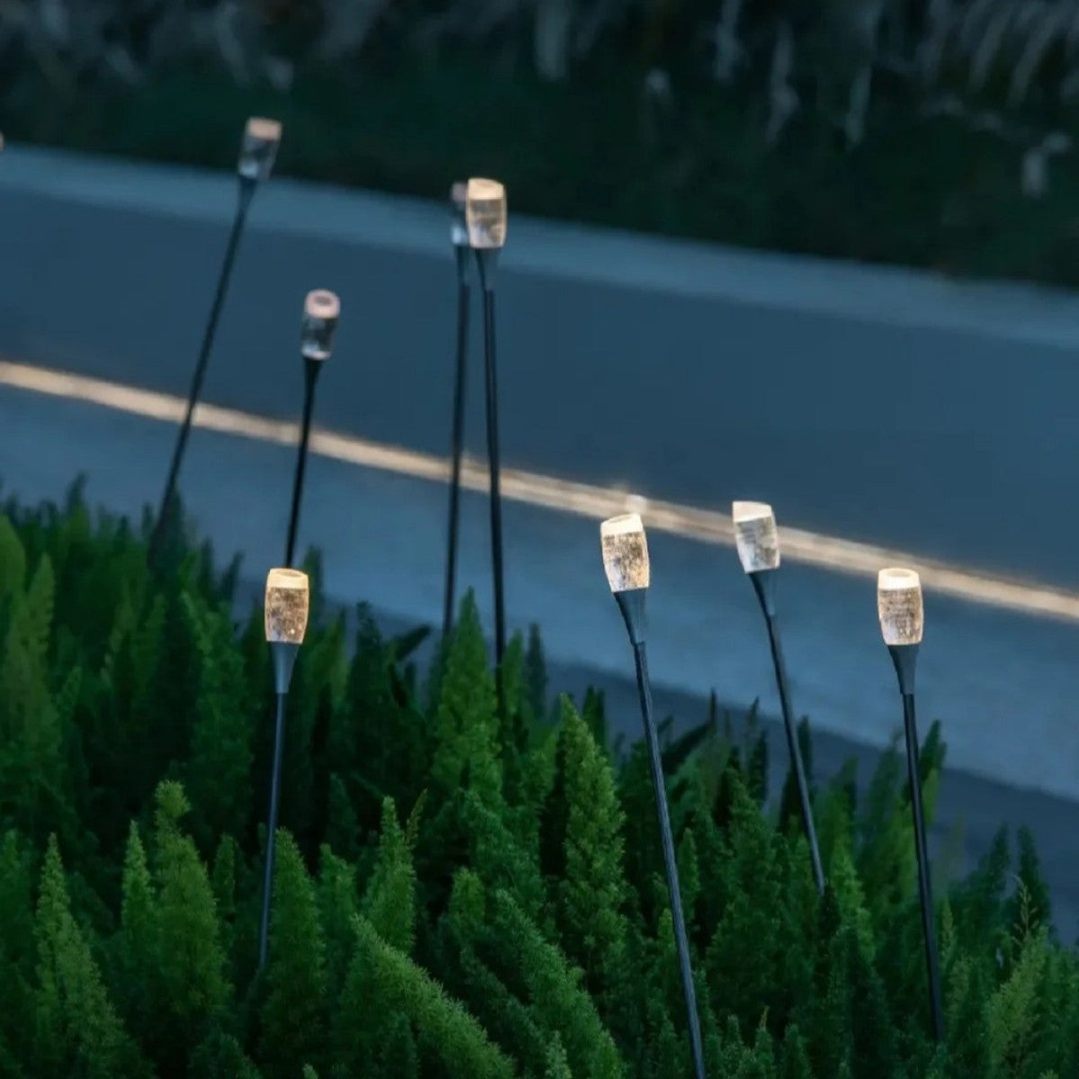 Solar-Powered LED Garden Stake Lights