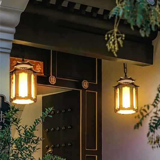 Traditional Oriental Hanging Lanterns