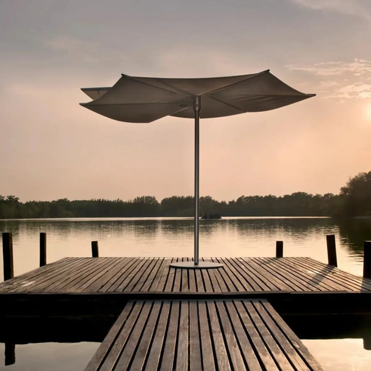 Modern Sculptural Outdoor Umbrella