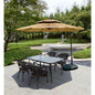10FT Tiki Cantilever Patio Umbrella