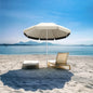 7FT Portable Beach Umbrella with UV-Resistant Canopy