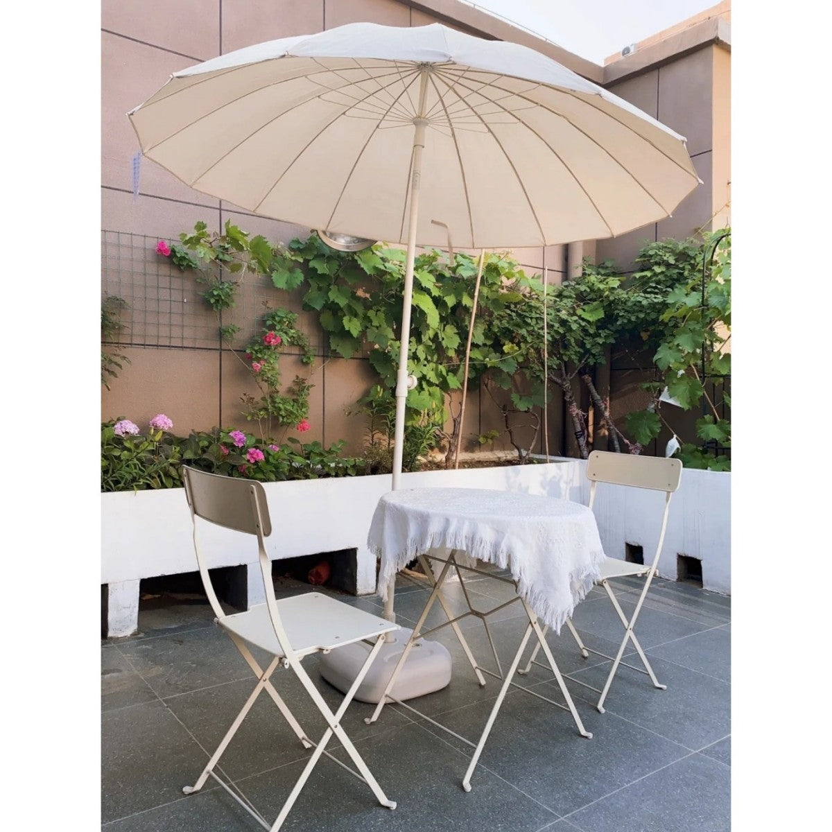 7FT Modern Minimalist Patio Umbrella with UV-Resistant Canopy